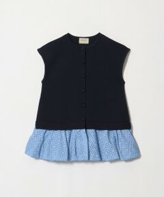 UNITED ARROWS / ユナイテッドアローズ ベスト | カットワーク バルーン シルエット ベスト ‐ウォッシャブル‐