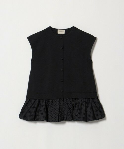 UNITED ARROWS / ユナイテッドアローズ ベスト | カットワーク バルーン シルエット ベスト ‐ウォッシャブル‐ | 詳細4