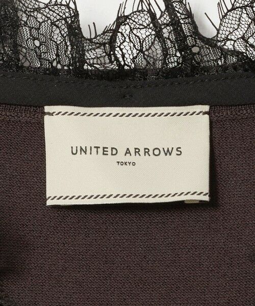 UNITED ARROWS / ユナイテッドアローズ ニット・セーター | レースコンビ Vネックニット ‐ウォッシャブル‐ | 詳細19