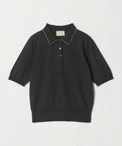 UNITED ARROWS / ユナイテッドアローズ ニット・セーター | パールライク ポロニット ‐ウォッシャブル‐