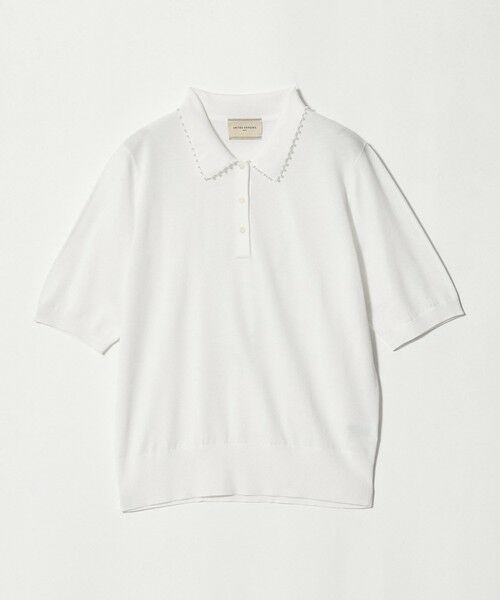 UNITED ARROWS / ユナイテッドアローズ ニット・セーター | パールライク ポロニット ‐ウォッシャブル‐ | 詳細4