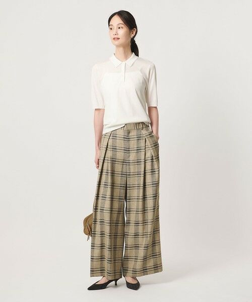 UNITED ARROWS / ユナイテッドアローズ ニット・セーター | パールライク ポロニット ‐ウォッシャブル‐ | 詳細3