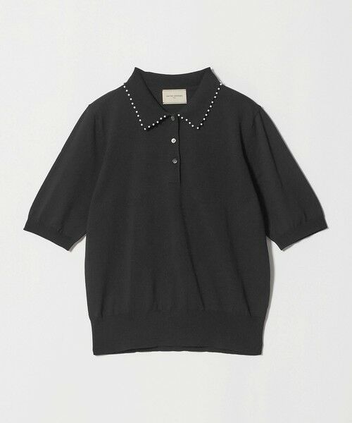 UNITED ARROWS / ユナイテッドアローズ ニット・セーター | パールライク ポロニット ‐ウォッシャブル‐ | 詳細10