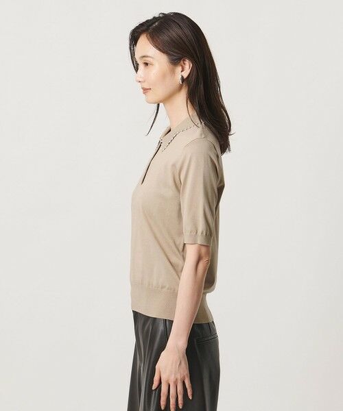 UNITED ARROWS / ユナイテッドアローズ ニット・セーター | パールライク ポロニット ‐ウォッシャブル‐ | 詳細16