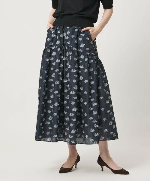 UNITED ARROWS / ユナイテッドアローズ ロング・マキシ丈スカート | ブーケ カットジャガード スカート | 詳細4