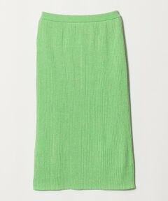 UNITED ARROWS / ユナイテッドアローズ ミニ・ひざ丈スカート | カラー ニット タイト スカート ‐ウォッシャブル‐