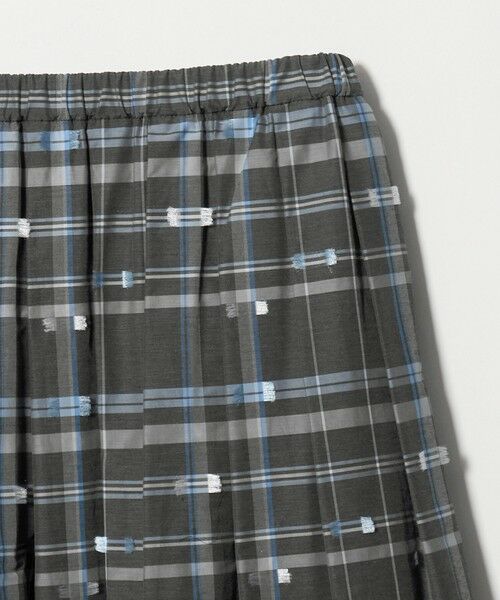 UNITED ARROWS / ユナイテッドアローズ ロング・マキシ丈スカート | チェック リボン カットジャガード スカート | 詳細4
