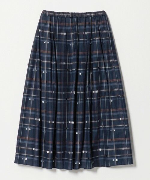 UNITED ARROWS / ユナイテッドアローズ ロング・マキシ丈スカート | チェック リボン カットジャガード スカート | 詳細4