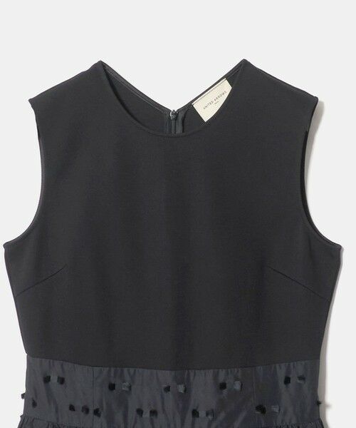 UNITED ARROWS / ユナイテッドアローズ ロング・マキシ丈ワンピース | ドットリボン カットジャガード ワンピース ‐ウォッシャブル‐ | 詳細1