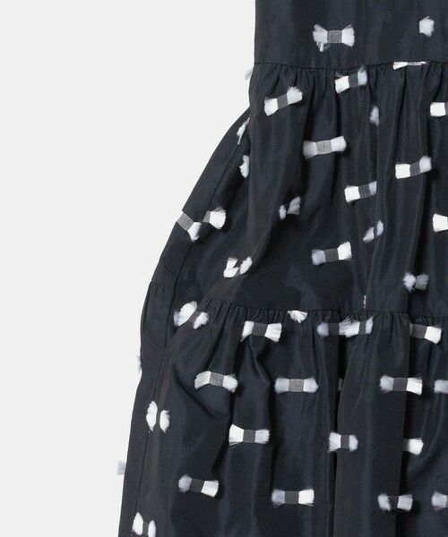 UNITED ARROWS / ユナイテッドアローズ ロング・マキシ丈ワンピース | ドットリボン カットジャガード ワンピース ‐ウォッシャブル‐ | 詳細7
