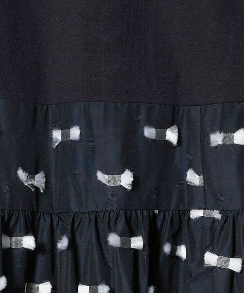 UNITED ARROWS / ユナイテッドアローズ ロング・マキシ丈ワンピース | ドットリボン カットジャガード ワンピース ‐ウォッシャブル‐ | 詳細9