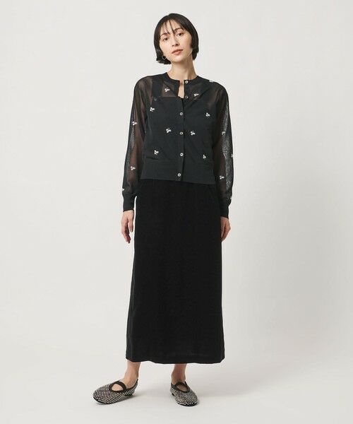 UNITED ARROWS / ユナイテッドアローズ サロペット・オールインワン | ベルベット サロペット スカート | 詳細3