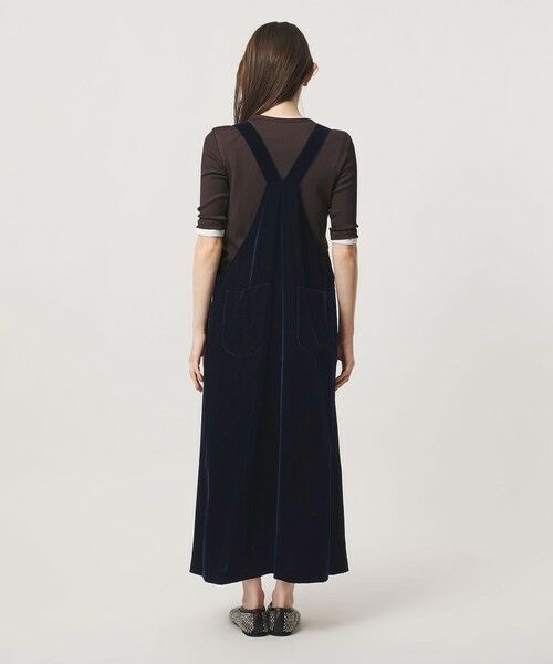 UNITED ARROWS / ユナイテッドアローズ サロペット・オールインワン | ベルベット サロペット スカート | 詳細12