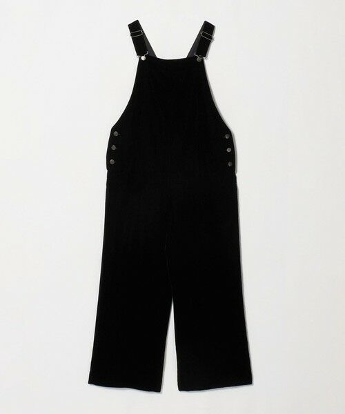 UNITED ARROWS / ユナイテッドアローズ サロペット・オールインワン | ベルベット サロペットパンツ（BLACK）