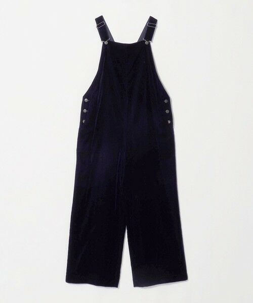 UNITED ARROWS / ユナイテッドアローズ サロペット・オールインワン | ベルベット サロペットパンツ（NAVY）