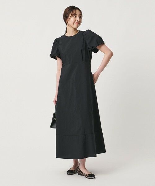 UNITED ARROWS / ユナイテッドアローズ ロング・マキシ丈ワンピース | ファブリカ パフ ショートスリーブ ワンピース | 詳細1