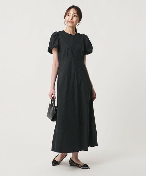 UNITED ARROWS / ユナイテッドアローズ ロング・マキシ丈ワンピース | ファブリカ パフ ショートスリーブ ワンピース | 詳細2