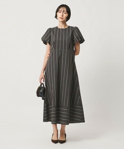 UNITED ARROWS / ユナイテッドアローズ ロング・マキシ丈ワンピース | ファブリカ パフ ショートスリーブ ワンピース | 詳細22