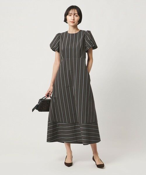 UNITED ARROWS / ユナイテッドアローズ ロング・マキシ丈ワンピース | ファブリカ パフ ショートスリーブ ワンピース | 詳細24