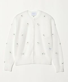 UNITED ARROWS / ユナイテッドアローズ カーディガン・ボレロ | シアー フラワー カーディガン