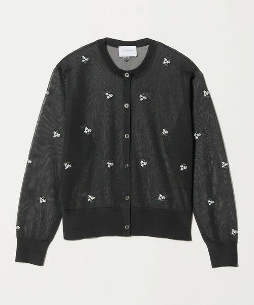 UNITED ARROWS / ユナイテッドアローズ カーディガン・ボレロ | シアー フラワー カーディガン | 詳細9