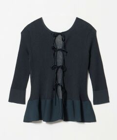 UNITED ARROWS / ユナイテッドアローズ カーディガン・ボレロ | シアー リボン 2WAYカーディガン ‐ウォッシャブル‐
