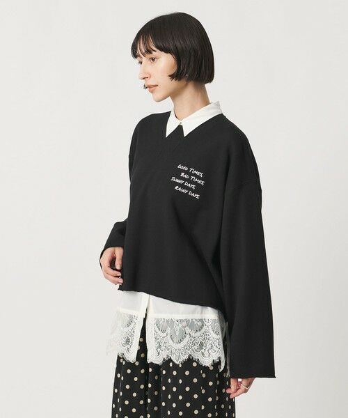 UNITED ARROWS / ユナイテッドアローズ スウェット | ＜SACRA＞エンブロイダリー スウェット | 詳細2