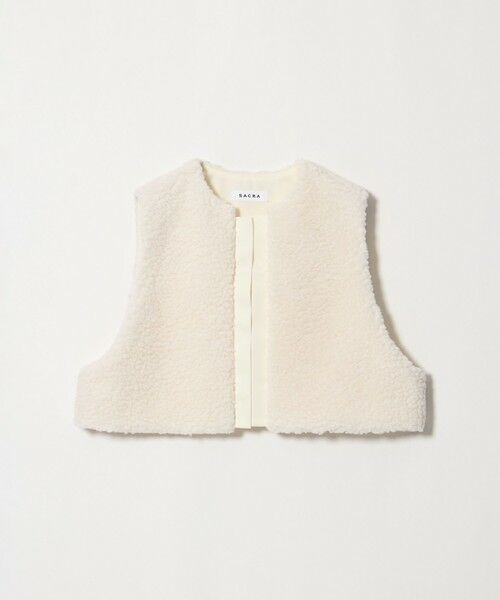 UNITED ARROWS / ユナイテッドアローズ ベスト | ＜SACRA＞ボア ショート ベスト | 詳細3