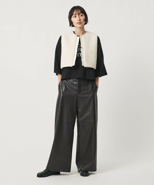 UNITED ARROWS / ユナイテッドアローズ ベスト | ＜SACRA＞ボア ショート ベスト | 詳細2