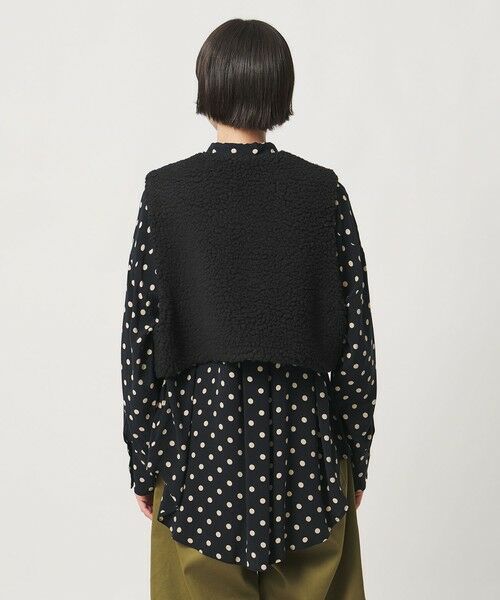 UNITED ARROWS / ユナイテッドアローズ ベスト | ＜SACRA＞ボア ショート ベスト | 詳細12