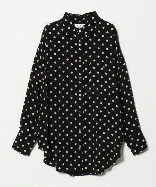 UNITED ARROWS / ユナイテッドアローズ シャツ・ブラウス | ＜SACRA＞ドット プリント シャツ（BLACK）