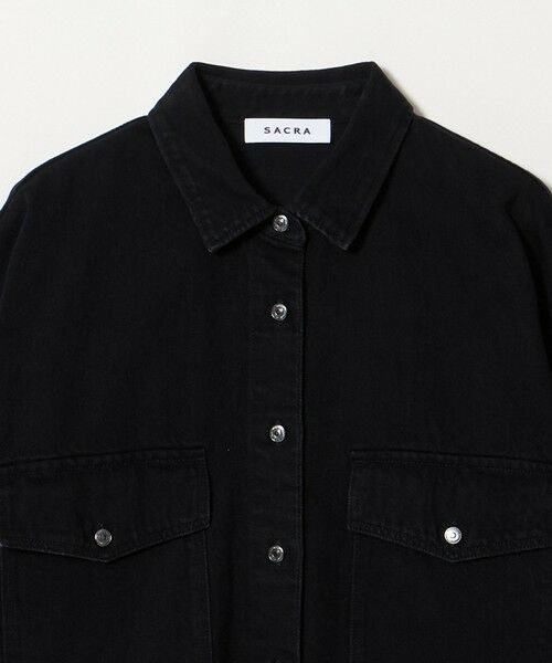 UNITED ARROWS / ユナイテッドアローズ シャツ・ブラウス | ＜SACRA＞デニム ロングシャツ | 詳細5