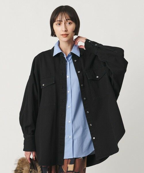 UNITED ARROWS / ユナイテッドアローズ シャツ・ブラウス | ＜SACRA＞デニム ロングシャツ | 詳細1