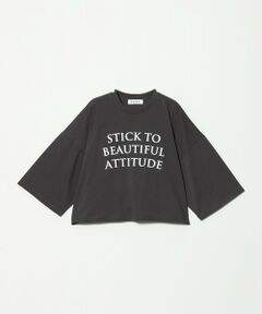 UNITED ARROWS / ユナイテッドアローズ Tシャツ | ＜SACRA＞６分袖 レター Tシャツ