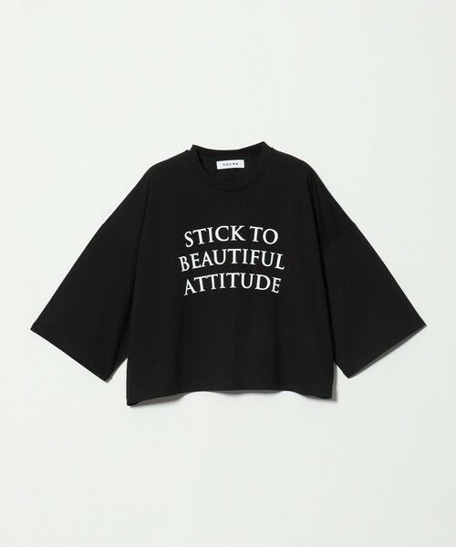 UNITED ARROWS / ユナイテッドアローズ Tシャツ | <SACRA>6分袖 レター Tシャツ | 詳細6