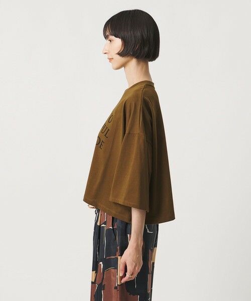 UNITED ARROWS / ユナイテッドアローズ Tシャツ | <SACRA>6分袖 レター Tシャツ | 詳細24