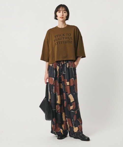 UNITED ARROWS / ユナイテッドアローズ Tシャツ | <SACRA>6分袖 レター Tシャツ | 詳細22
