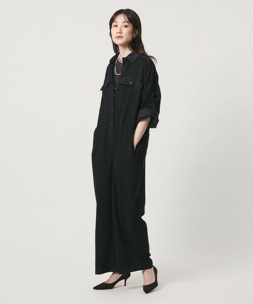 UNITED ARROWS/���i�C�e�b�h�A���[�Y ��SACRA���R�[�h �I�[���C������ BLACK FREE�i38�j