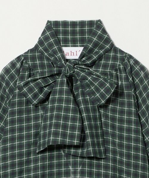 UNITED ARROWS / ユナイテッドアローズ シャツ・ブラウス | ＜dahl’ia＞ボウタイ チェック シャツ ブラウス | 詳細4