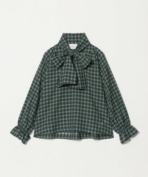 UNITED ARROWS / ユナイテッドアローズ シャツ・ブラウス | ＜dahl’ia＞ボウタイ チェック シャツ ブラウス（KELLY）