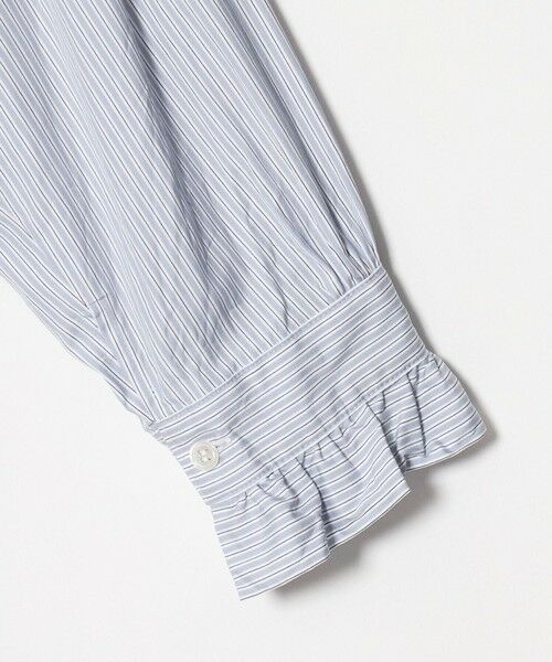 UNITED ARROWS / ユナイテッドアローズ シャツ・ブラウス | ＜dahl’ia＞フリル ストライプ ロングスリーブ ブラウス | 詳細3