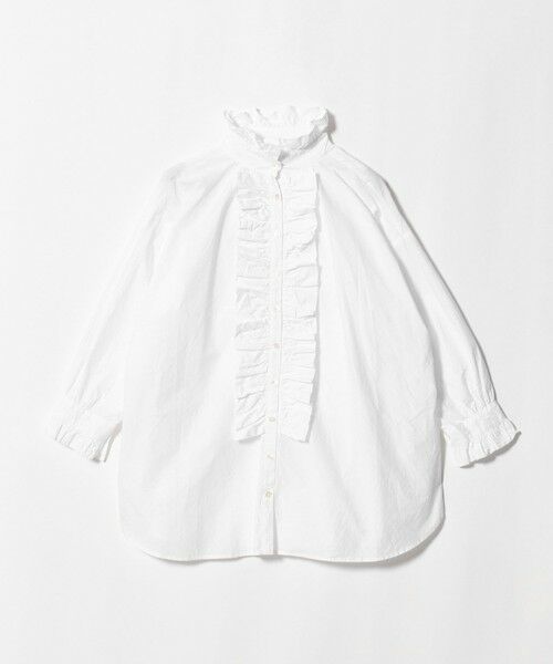 UNITED ARROWS / ユナイテッドアローズ シャツ・ブラウス | ＜dahl’ia＞フリル ロングスリーブ ブラウス（WHITE）