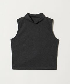 UNITED ARROWS / ユナイテッドアローズ カットソー | ＜MIYAGI YUKA×TO UNITED ARROWS＞スタンドカラー ノースリーブ カットソー