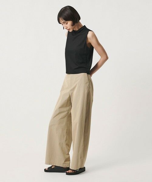 UNITED ARROWS / ユナイテッドアローズ カットソー | ＜MIYAGI YUKA×TO UNITED ARROWS＞スタンドカラー ノースリーブ カットソー | 詳細3