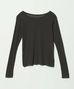 UNITED ARROWS / ユナイテッドアローズ カットソー | ＜MIYAGI YUKA×TO UNITED ARROWS＞テレコ ロングスリーブ カットソー