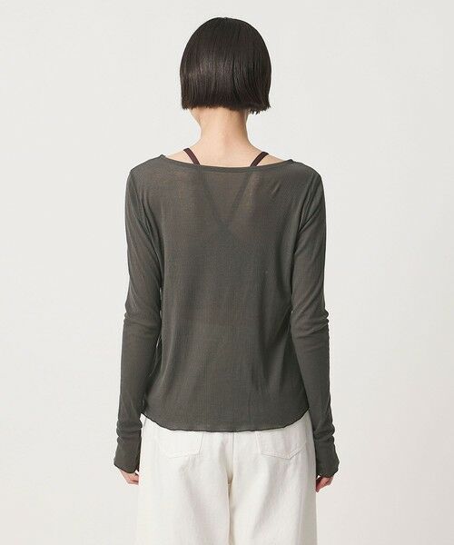 UNITED ARROWS / ユナイテッドアローズ カットソー | ＜MIYAGI YUKA×TO UNITED ARROWS＞テレコ ロングスリーブ カットソー | 詳細11