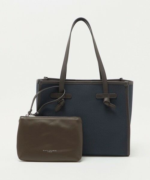 UNITED ARROWS / ユナイテッドアローズ トートバッグ | ＜GIANNI CHIARINI＞MARCHELLA トートバッグ（NAVY）