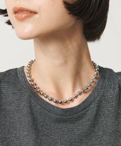UNITED ARROWS / ユナイテッドアローズ ネックレス・ペンダント・チョーカー | フラワークラスプ ボールチェーン ネックレス