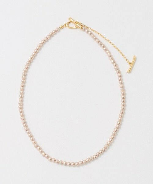 UNITED ARROWS / ユナイテッドアローズ ネックレス・ペンダント・チョーカー | 4MM イミテーションパール 2WAY ネックレス（BEIGE）