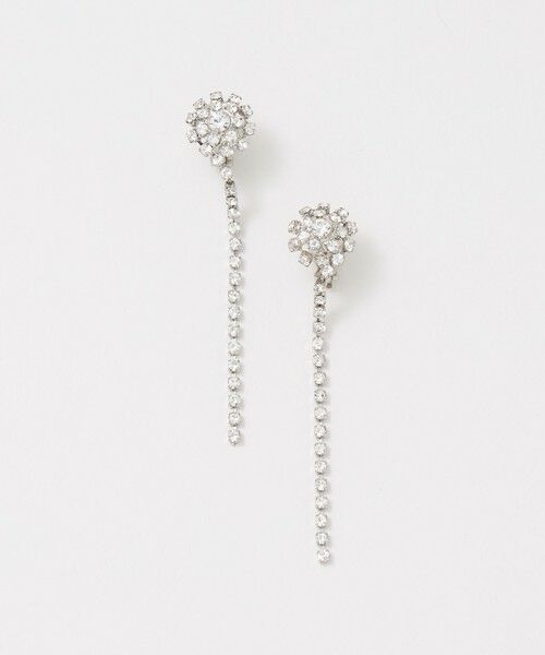 UNITED ARROWS / ユナイテッドアローズ ピアス・イヤリング | ビジュー スイング イヤリング（SILVER）